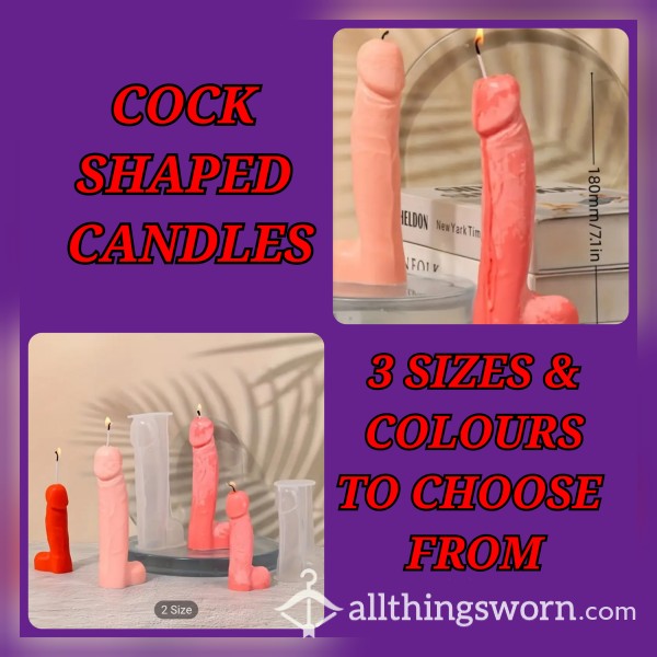 CUM Dripping COCK - PENIS Candles Made To Order