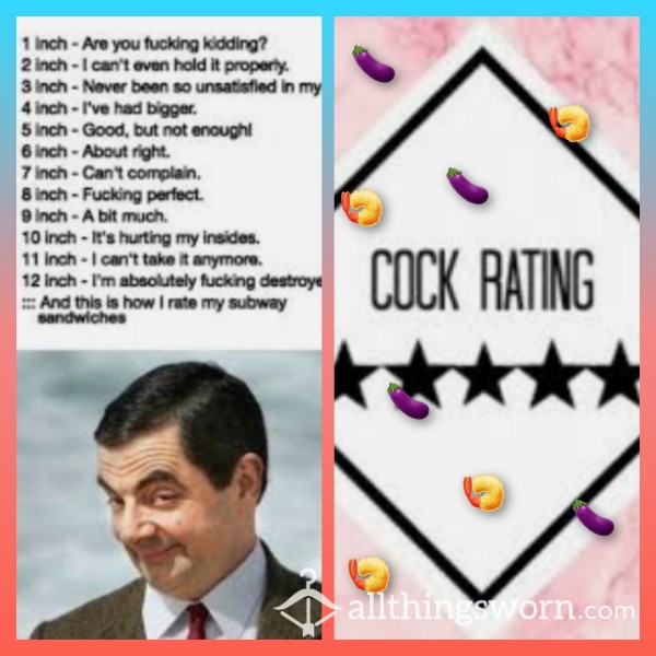 COCK 🐓 RATING