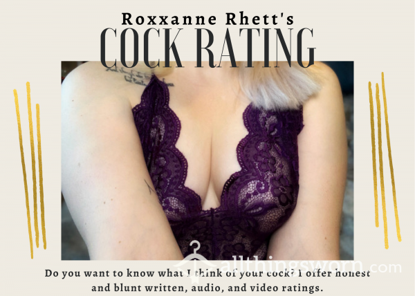 Cock Rating By Roxxanne