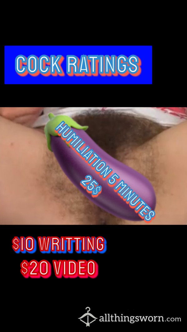 Cock Ratings And Humiliation