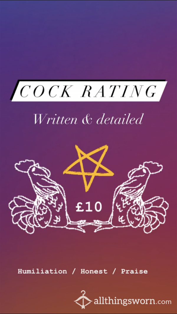 ⭐ Cock Ratings ⭐ Show Me What You Got
