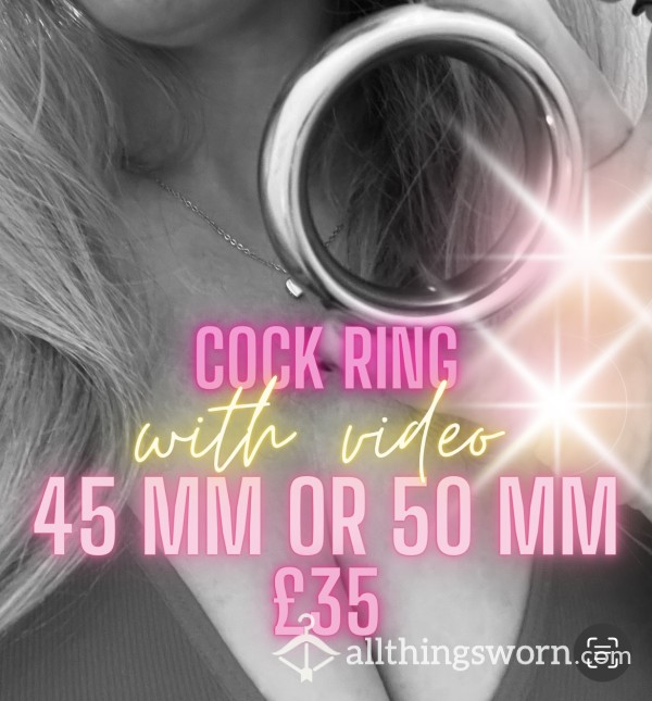 Cock Ring!! Wear A Reminder Of Me Everyday!! 😈🥵 But I Get To Play With It First 😉 Free Uk P&P