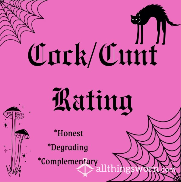 Cock/Cunt Rating!!