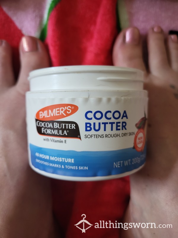 Cocoa Butter Foot Rubbing