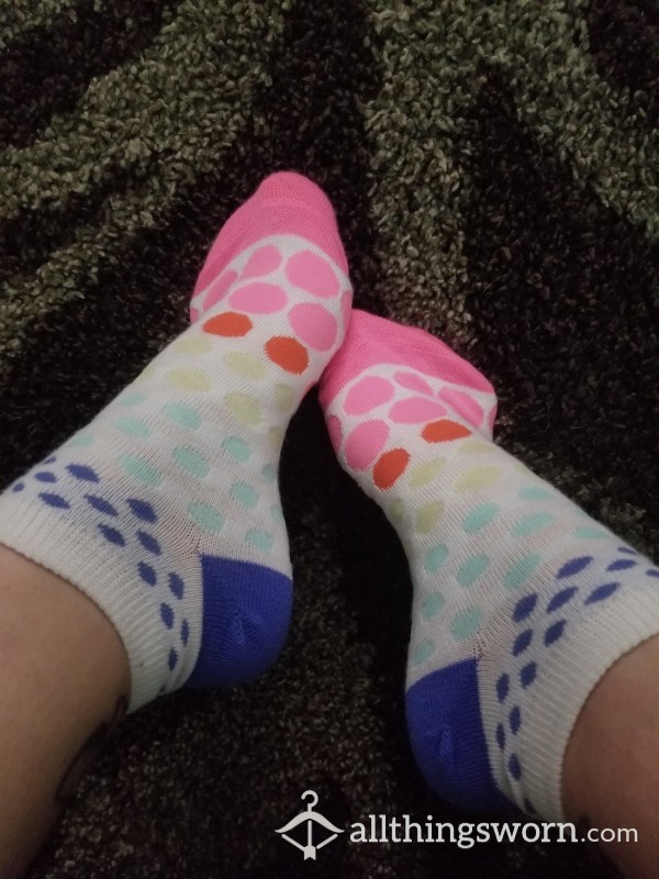 Colorful Polka Dot Ankle Socks