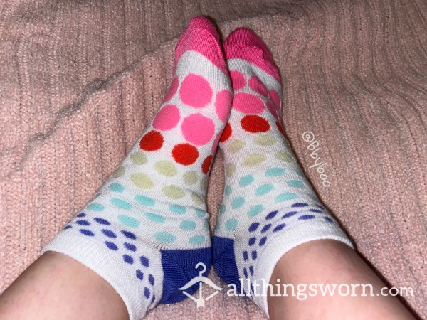 Colorful Polka Dots Ankle Socks