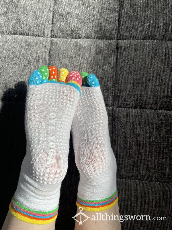 Colourful Toe Socks