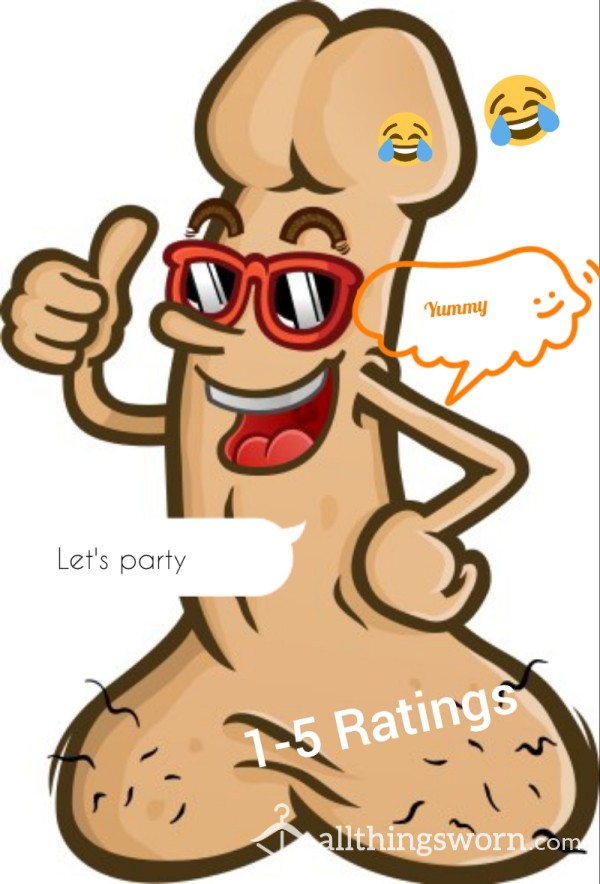 👍👎 Dick Ratings And Free Sexting Session