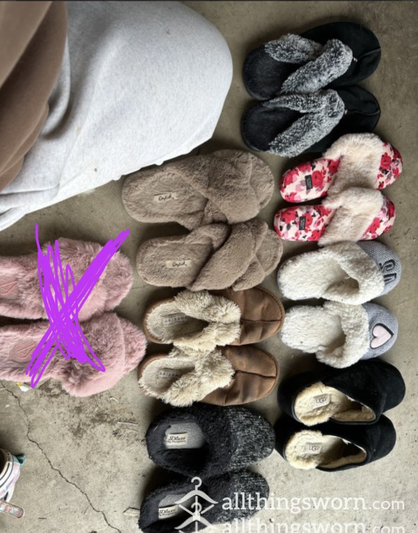 Come Pick A Smelly Pair Of Slippers