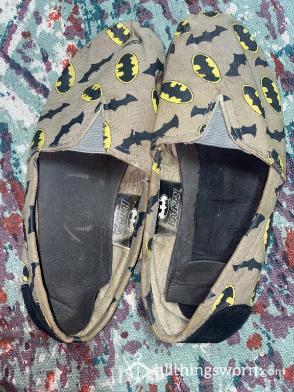 Completely Destroyed Batman Vans Style Shoes