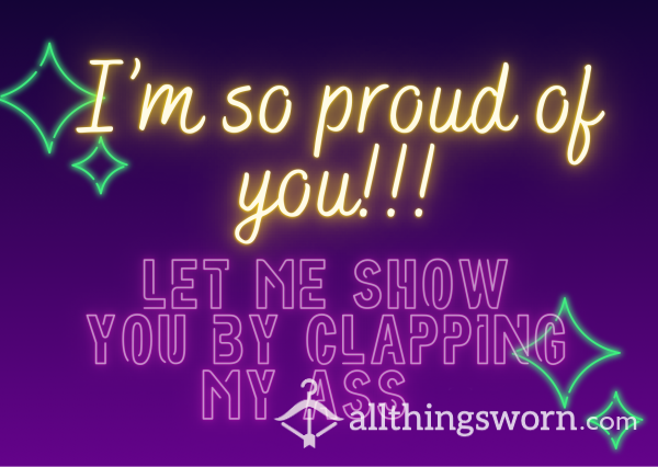 Congratulations 🎉  Custom Ass Clapping Video