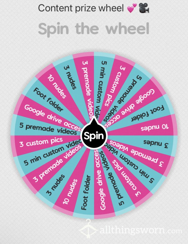 Content Prize Wheel