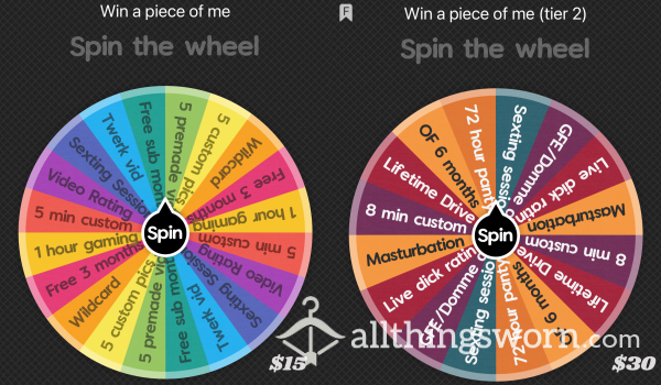 Content/Items Wheel Spins