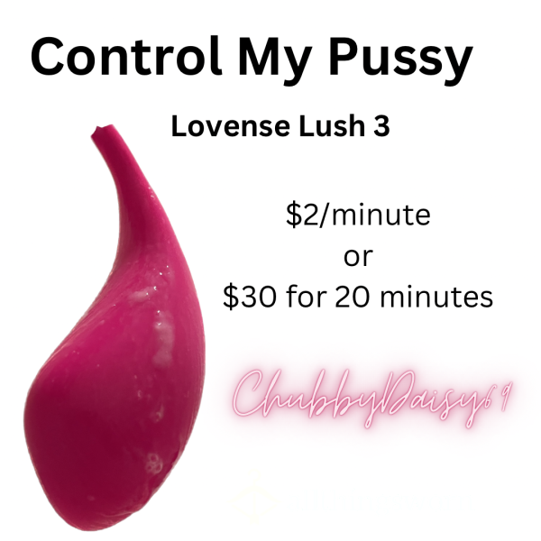 Control My Pussy Via Lovense