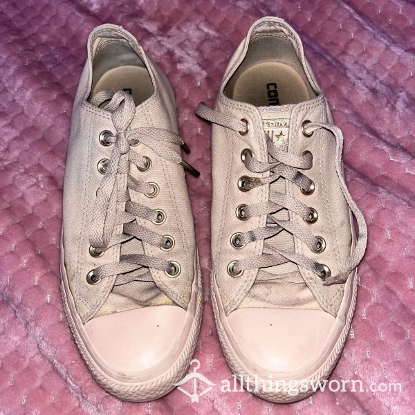 Converse Light Pink Smelly/used Shoes, 2/3 Years