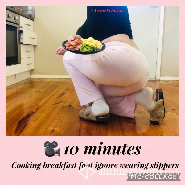 Cooking Breakfast Foot Ignore | 10mins | Wearing Slippers