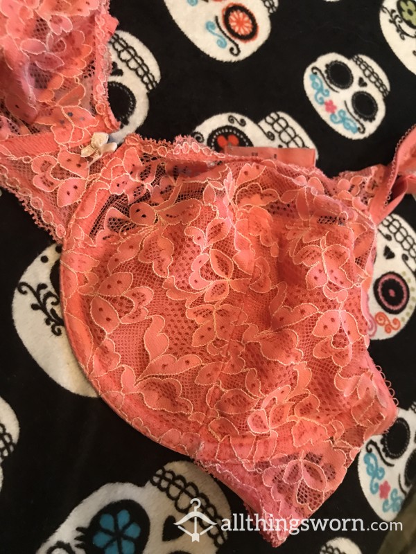Coral Lace Bralette (Does Not Fit)