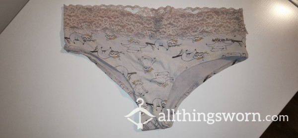 Cotton And Lace Cheeky Sloths Medium