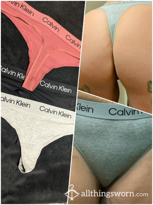 Cotton Calvin Klein Thongs