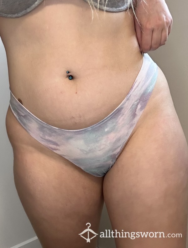 Cotton Candy Thong 💜🩵