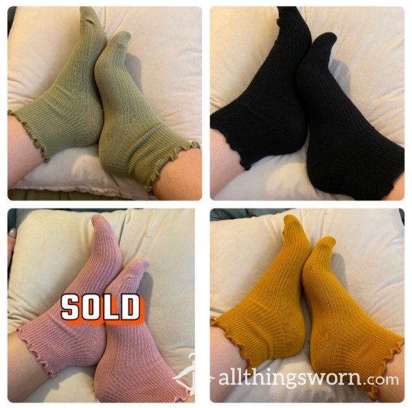 Cotton Frilly Socks