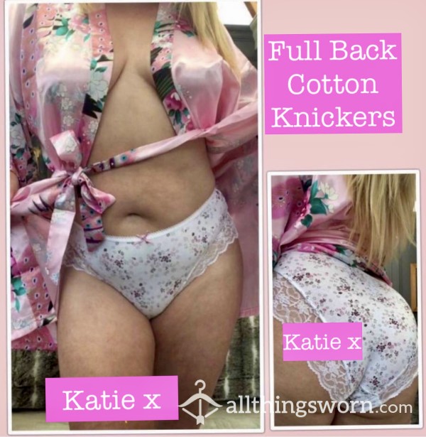 Cotton Full Back Knickers