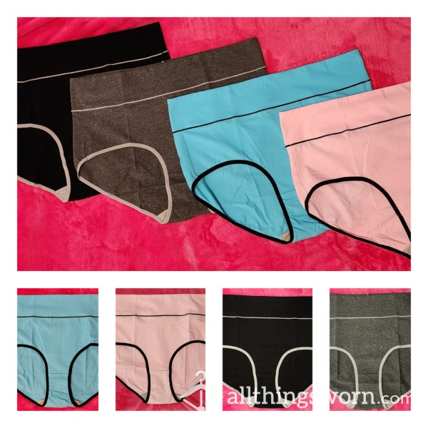 Cotton Fullback Panties - Available In 4 Colors