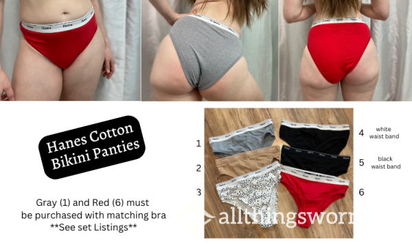 Cotton Hanes Panties