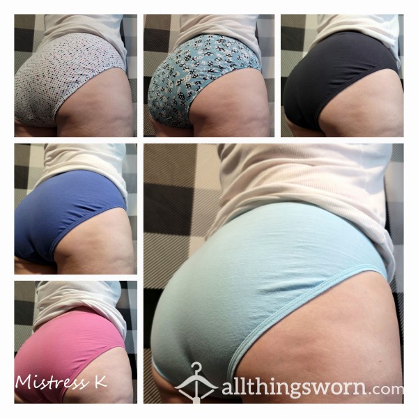 48hr Cotton High Cut Briefs - Free US Shipping And Play/Workout!