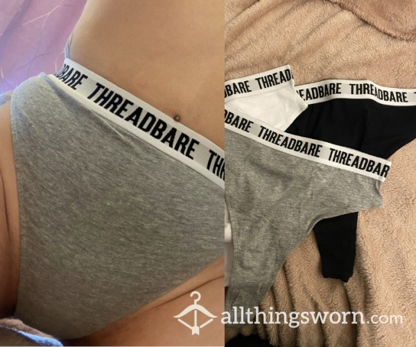 🤭Cotton High Wasted Thongs🤭