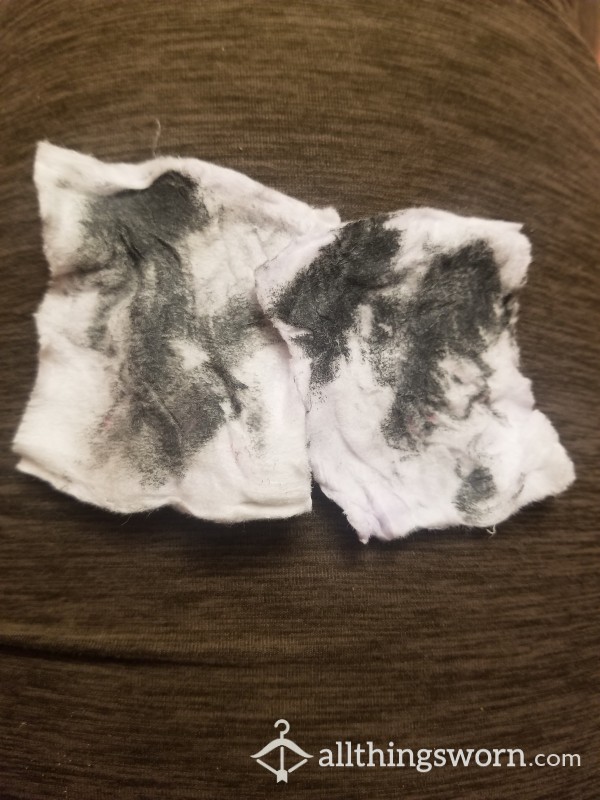 Cotton Pads Used To Remove My Toe Polish