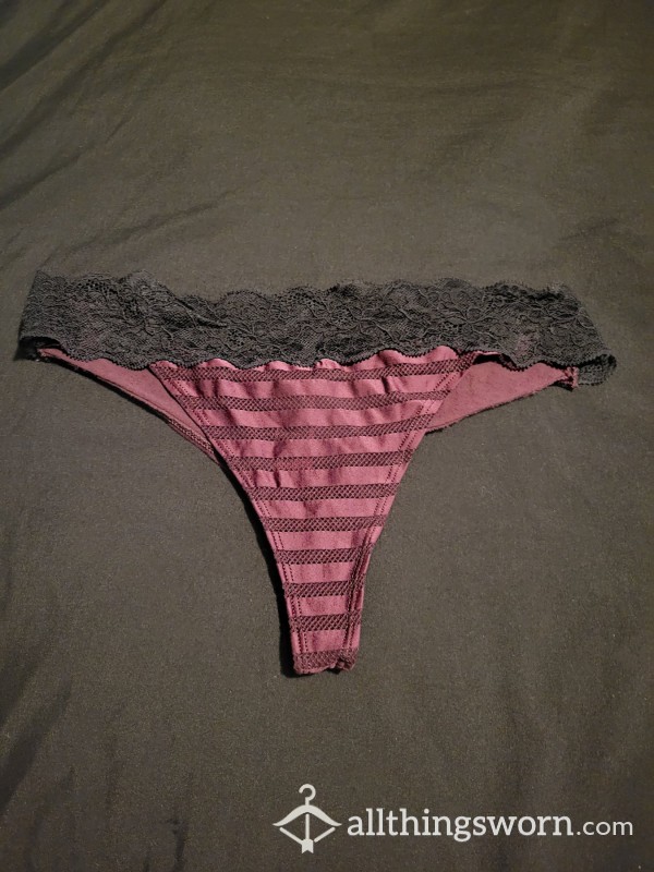 Cotton Panty With Lace Trim