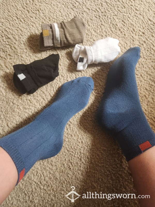 Cotton Socks In A Variety Of Colors