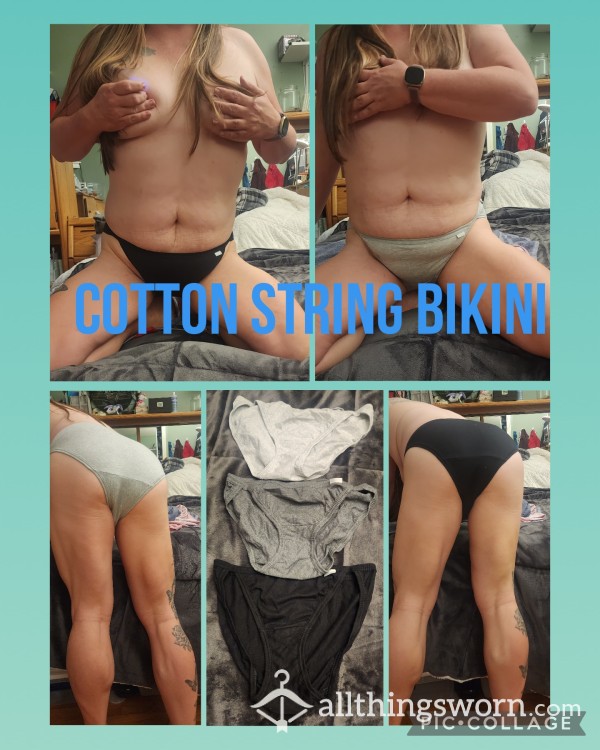 Cotton String Bikini