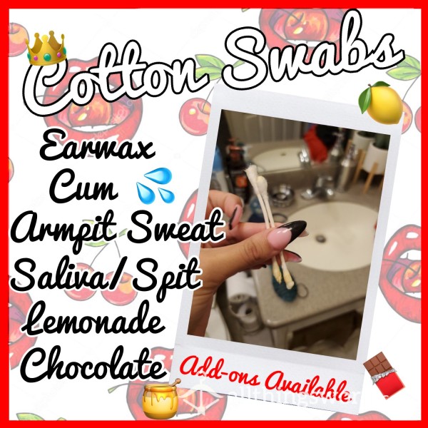 Cotton Swabs - Used By Cherry🍒💋
