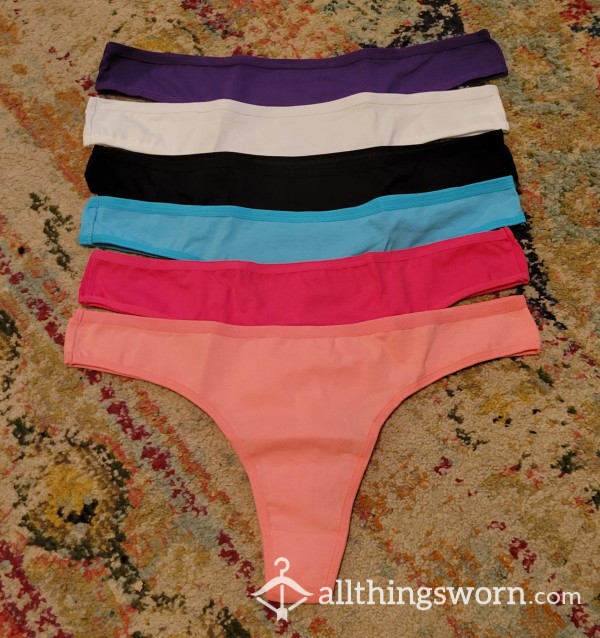 Cotton Thongs-24hr Wear Included