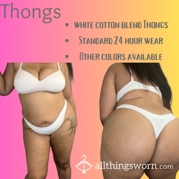 Cotton Thongs