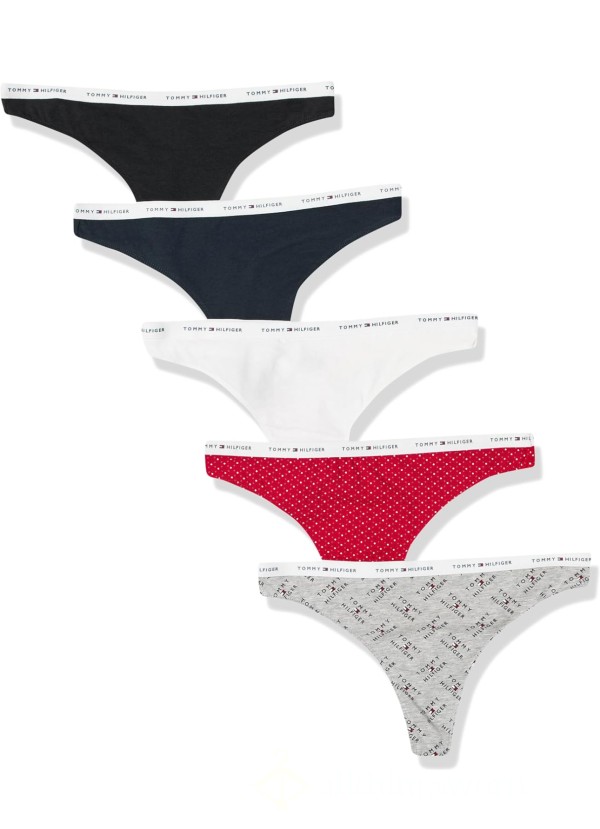 Cotton Tommy Hilfiger Thong, Pick Your Pattern!