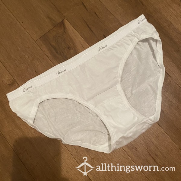 Cotton White Fullback Bikini Granny Panties ✨💫🤍