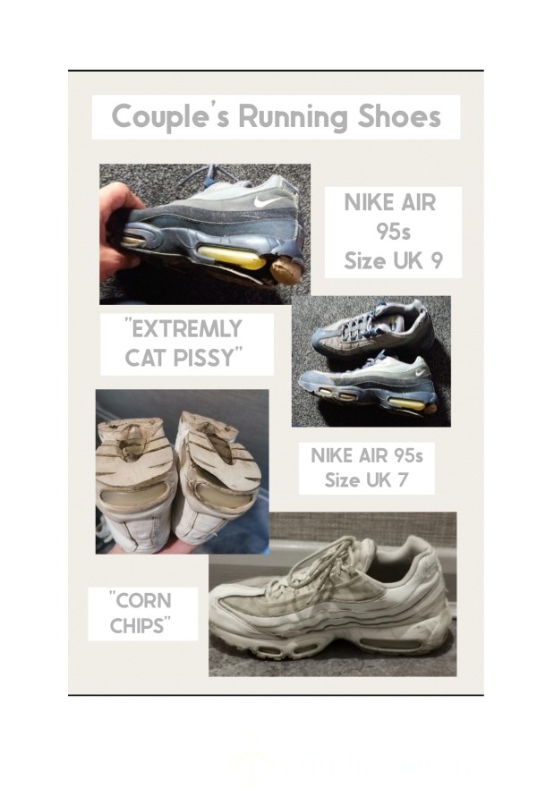 Couple's Nike Air 95s Running Shoe