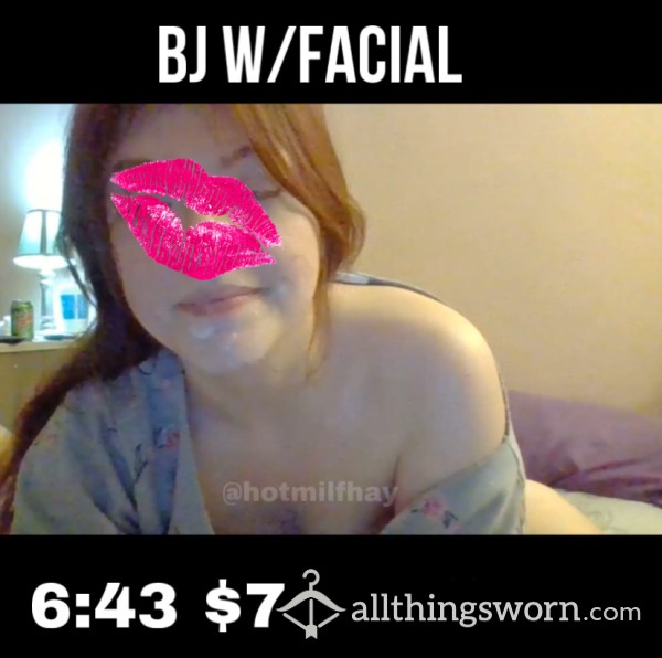 Couples Video: BJ With/Facial (Faces Shown) 💦