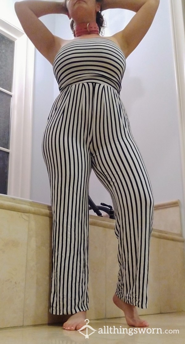 Covid-19 Lounge Wear- Prison Striped 🙈 (lazy Tv Watching Outfit)