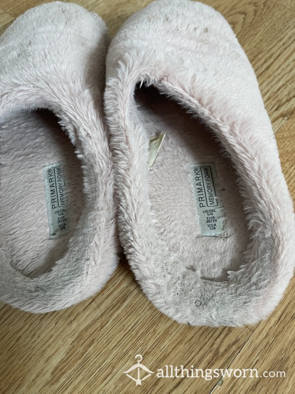 Filthy Cozy Pink Slippers