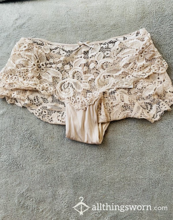 Cream Netted Knickers