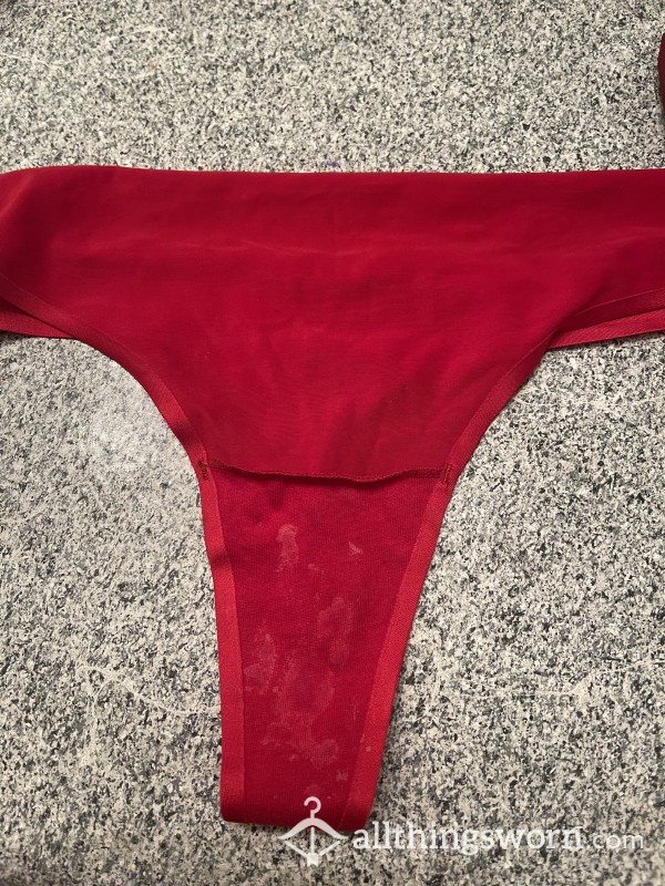Creamy Red Panties ❤️🌶️