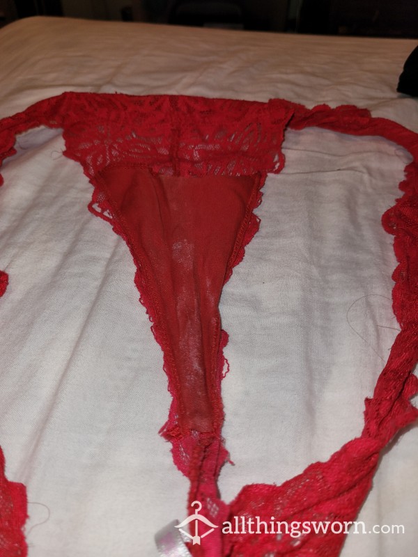 Creamy Red Thong⭐FREE SHIPPING⭐