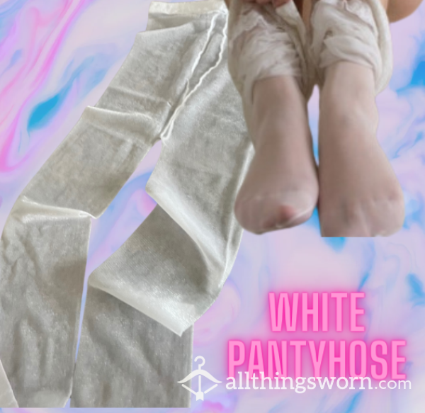 Full Length WHITE Pantyhose ;)