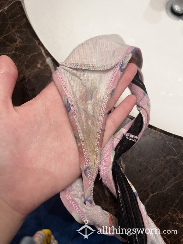 💜SOLD💜 Creamy Worked Out In, Years Old Thong
