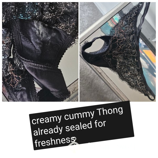 Creamy.....lace Thong