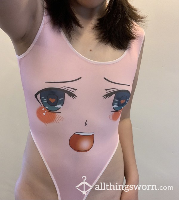 Crotchless Anime Face Bodysuit